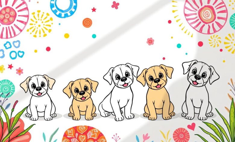 Dog coloring pages